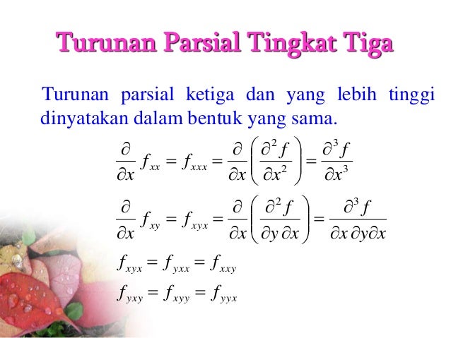 Pertemuan 3 Turunan Dan Aturan Rantai