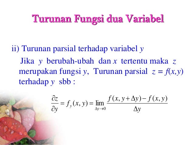 Pertemuan 3 Turunan Dan Aturan Rantai