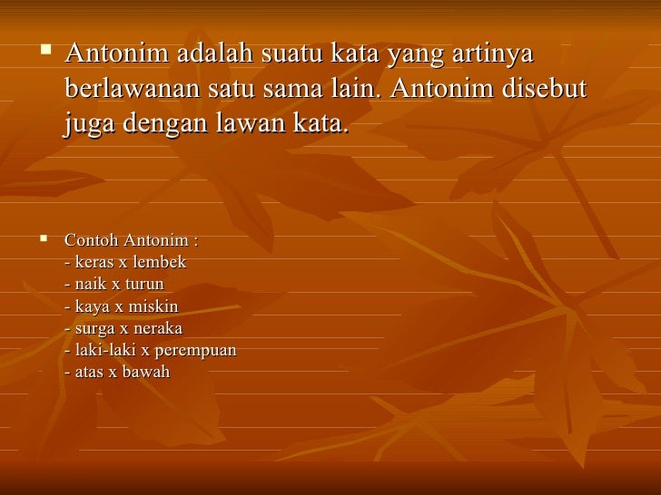 Gabungan Kata Yang Memiliki Arti Berbeda Dengan Kata Asalnya Disebut