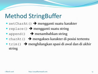 String Dan Array | PDF