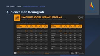 N E W P R O D U C T L A U N C H M A R K E T I N G C A M PA I G N Q 4 2 0 2 3
Audience Dan Demografi
 