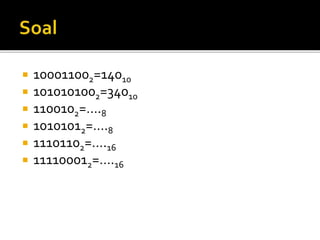  100011002=14010
 1010101002=34010
 1100102=….8
 10101012=….8
 11101102=….16
 111100012=….16
 