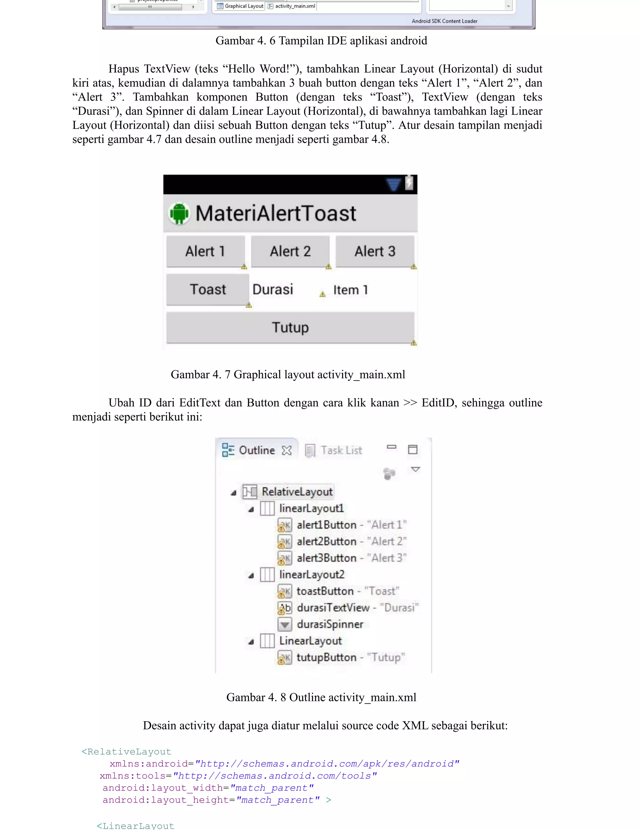 Toaster Alert Software Development Pertemuan 4 alert dan toast | PDF