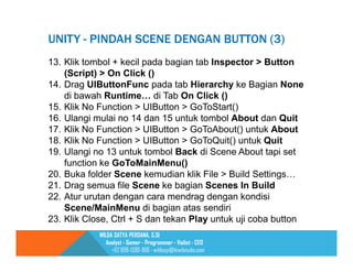 Pembuatan AR Menggunakan Unity dan Vuforia | PDF