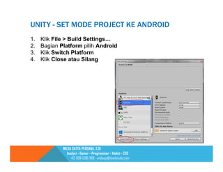 Pembuatan AR Menggunakan Unity dan Vuforia | PDF