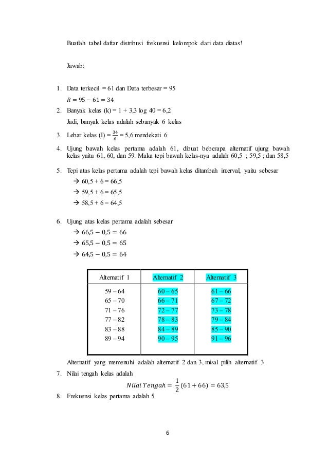 Pertemuan 4 Distribusi Frekuensi