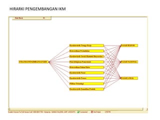 HIRARKI PENGEMBANGAN IKM
 