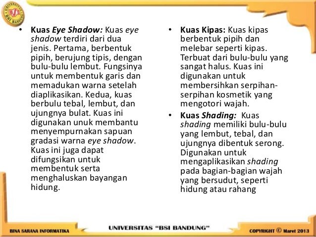 Sebutkan Fungsi Tata Rias Dalam Tari Menata Rapi