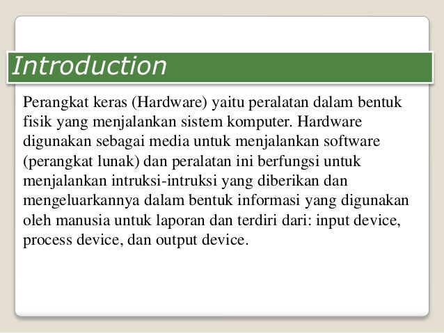 Roly Yansyah Teknologi Perangkat Keras Komputer