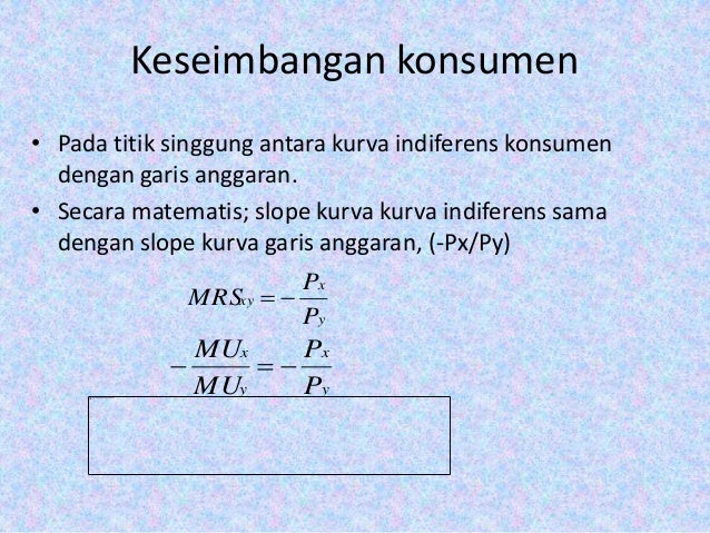 Teori Perilaku Konsumen