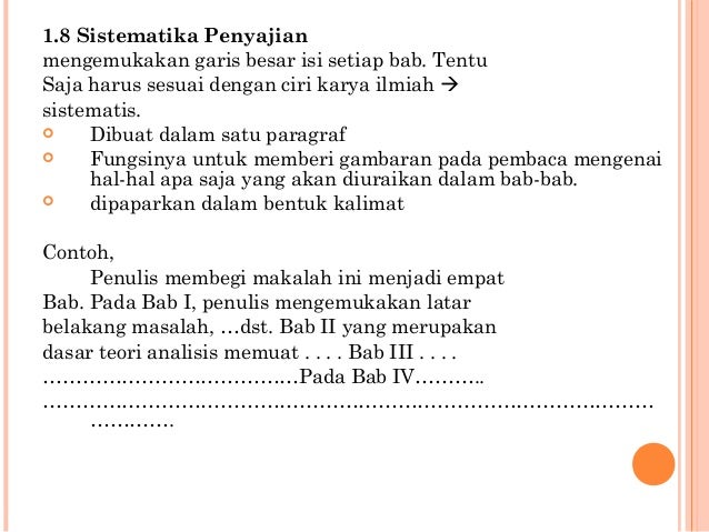 Penulisan Karya Ilmiah Penulisan Karya Ilmiah