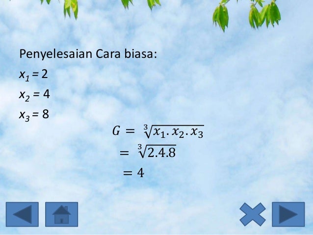 Ukuran Pemusatan dan Letak Data