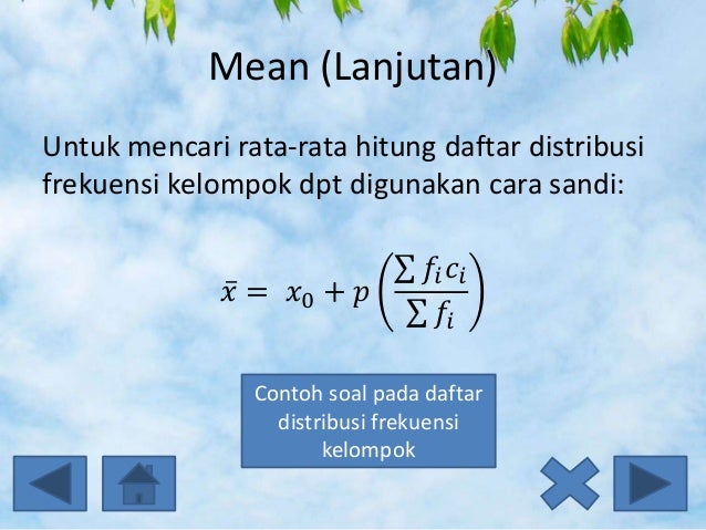Ukuran Pemusatan dan Letak Data