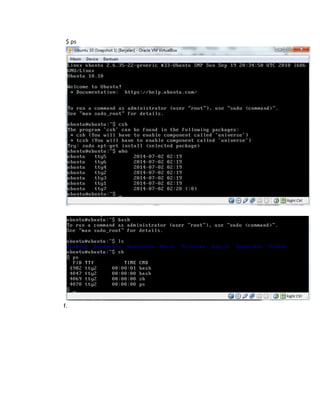 Proses dan Manajemen Proses di Linux | DOCX