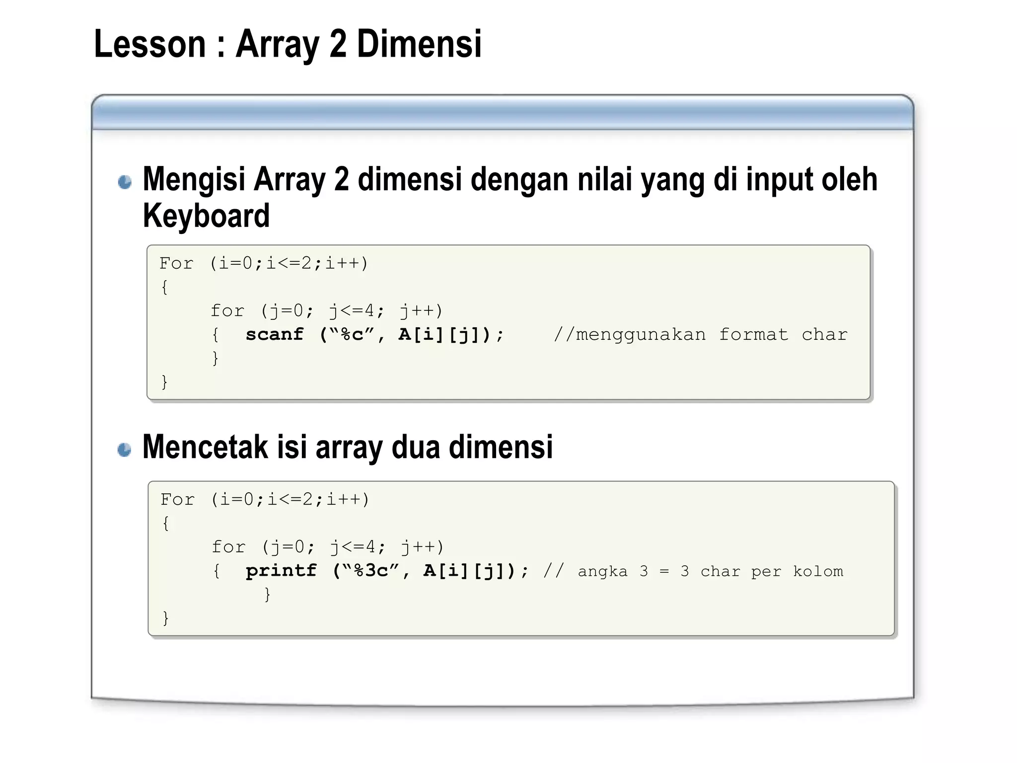 Pertemuan 6 Struktur Data, Algoritma dan Pemrograman | PPTX