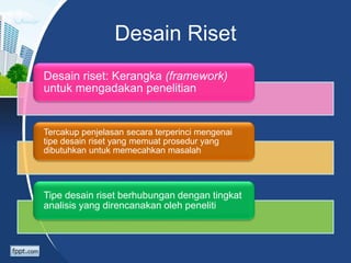 Riset Pemasaan | PPTX