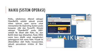 Beos Operating System Comprehensive Overview of Operating Systems: Functions, Types, and ...