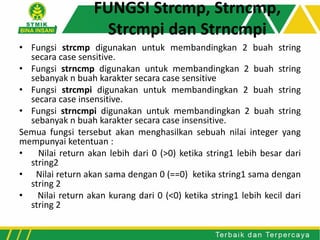 Pertemuan 6 Fungsi String | PDF