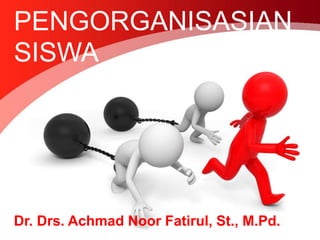 Dr. Drs. Achmad Noor Fatirul, St., M.Pd.
PENGORGANISASIAN
SISWA
 