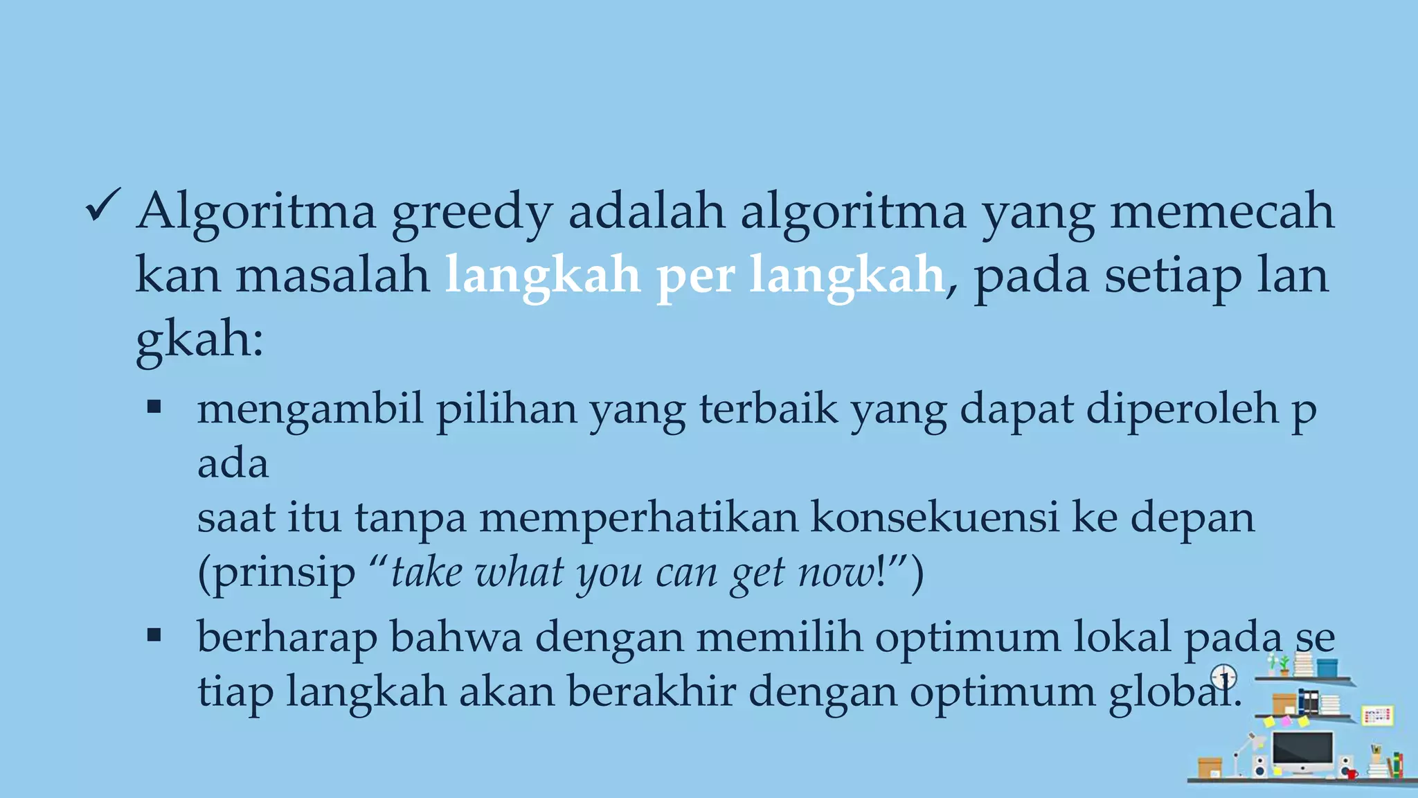 Algoritma Greedy | PPTX