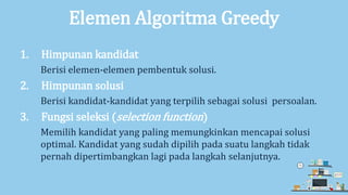 Algoritma Greedy | PPTX