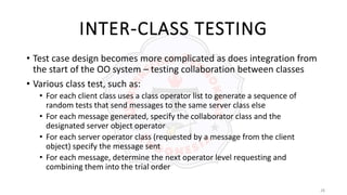 Object Oriented Testing | PPTX