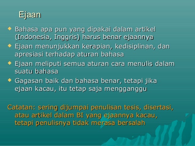 PENULISAN KARYA ILMIAH - Cara Memulai Tulisan Ilmiah