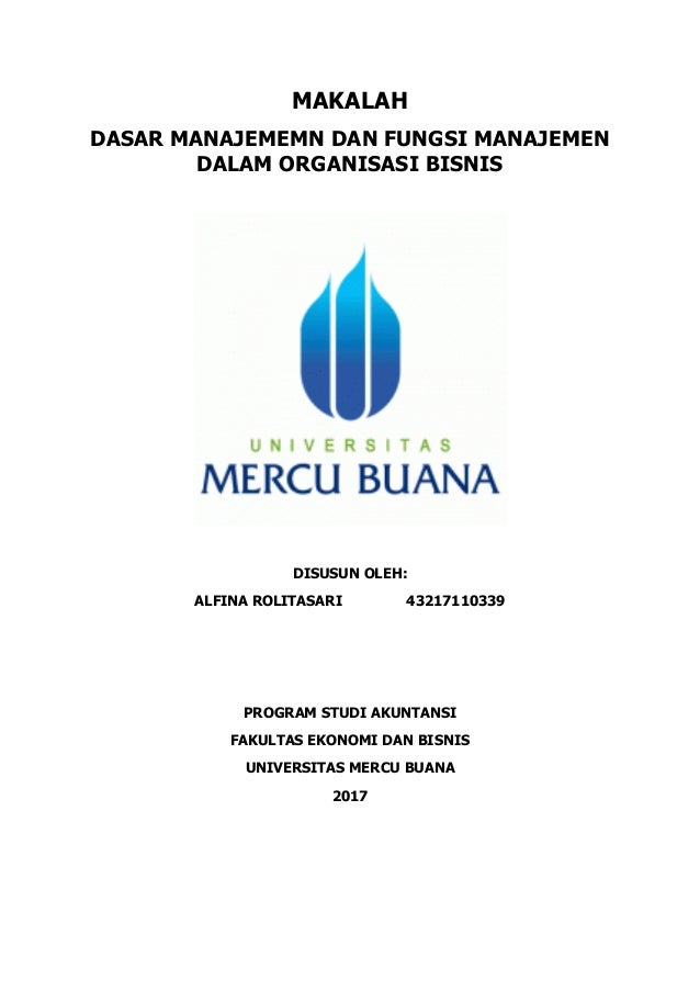 Kewirausahaan Alfina Rolitasari Hapzi Ali Dasar Manajemen Dan Fungsi