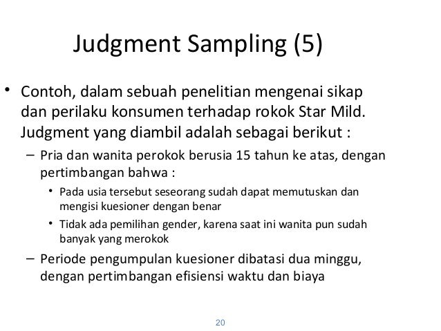 Pertemuan 9 Teknik Sampling
