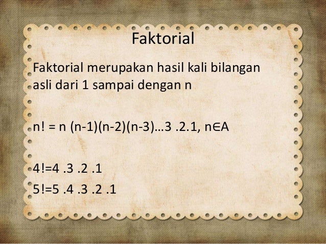 Kombinasi Permutasi Dan Peluang Ppt