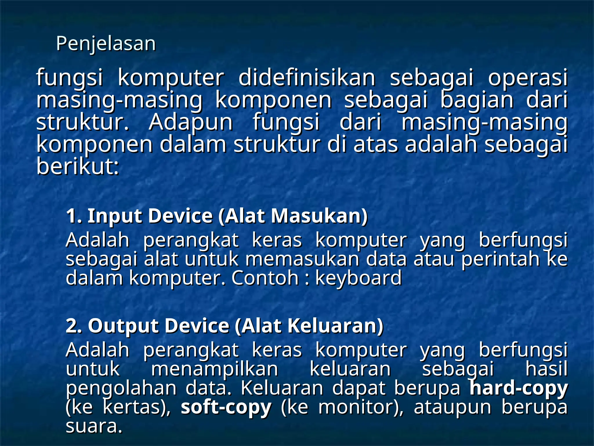 Pengantar Organisasi dan Arsitektur Komputer Pertemuan I | PPT