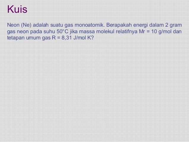 Pertemuan Ii Iii Ekipartisi Energi