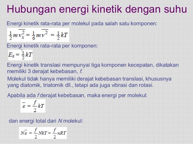 Pertemuan Ii Iii Ekipartisi Energi