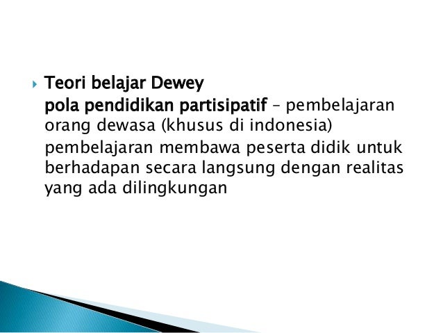 Teori Belajar dalam Pembelajaran Matematika