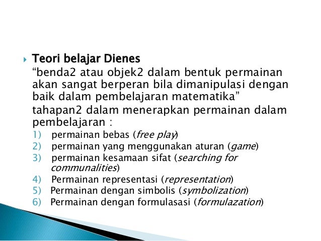 Teori Belajar dalam Pembelajaran Matematika