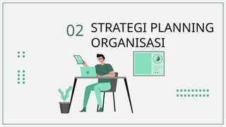 STRATEGI PLANNING
ORGANISASI
02
 