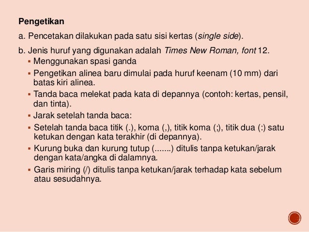 PENULISAN KARYA ILMIAH - Tata Cara Penulisan KTI