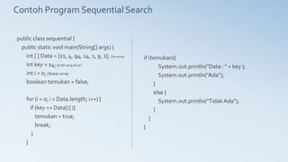 Sequential Search | PPTX