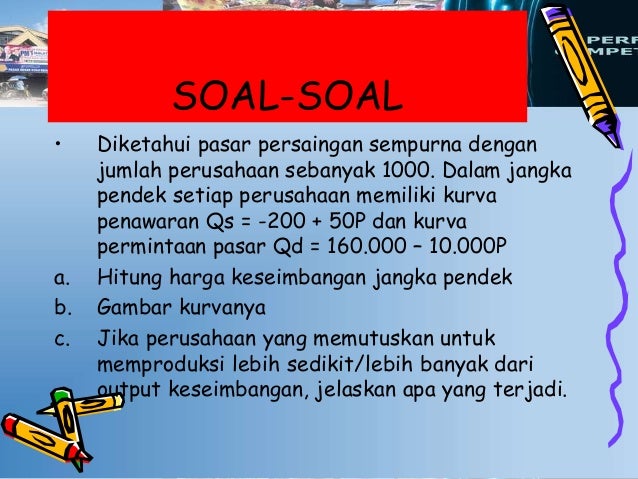 Pertemuan X Pasar Persaingan Sempurna