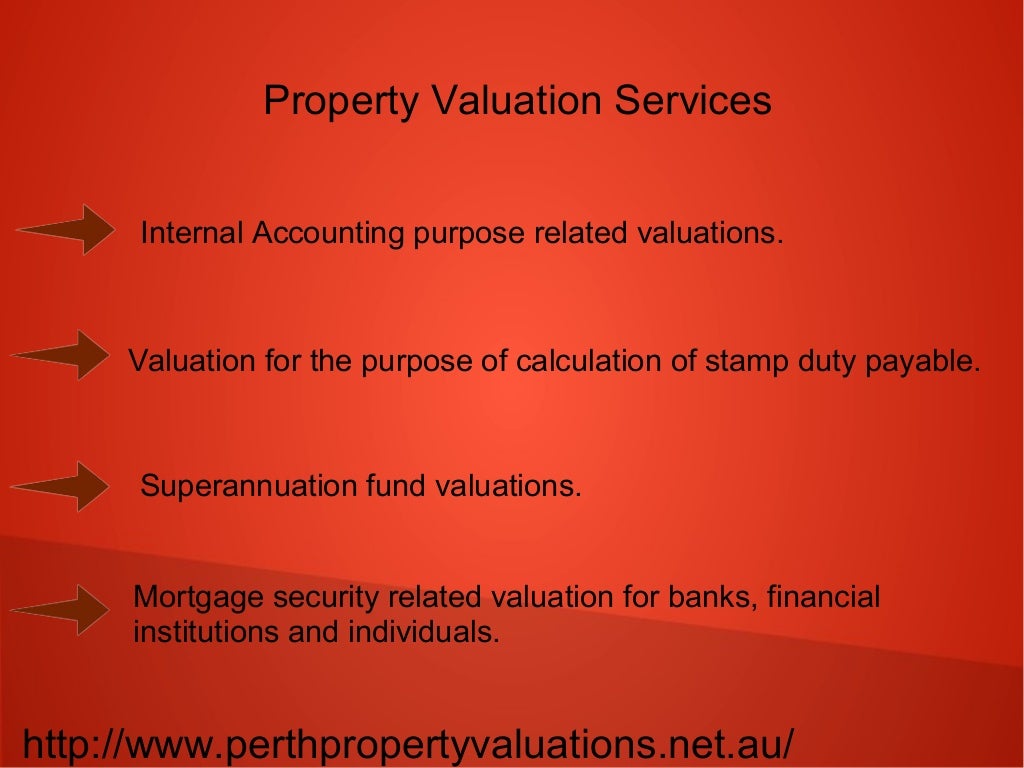 Property Valuation and Mortgage Security Service with Perth Property