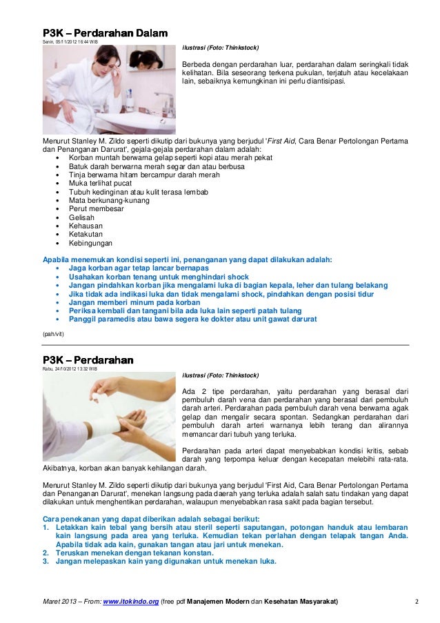 Pertolongan Pertama Dan Penanganan Darurat Detik Com