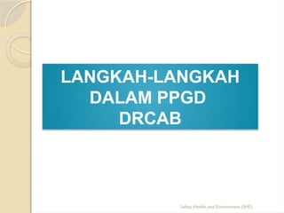 pertolongan pertama gawat darurat (PPGD) | PPTX