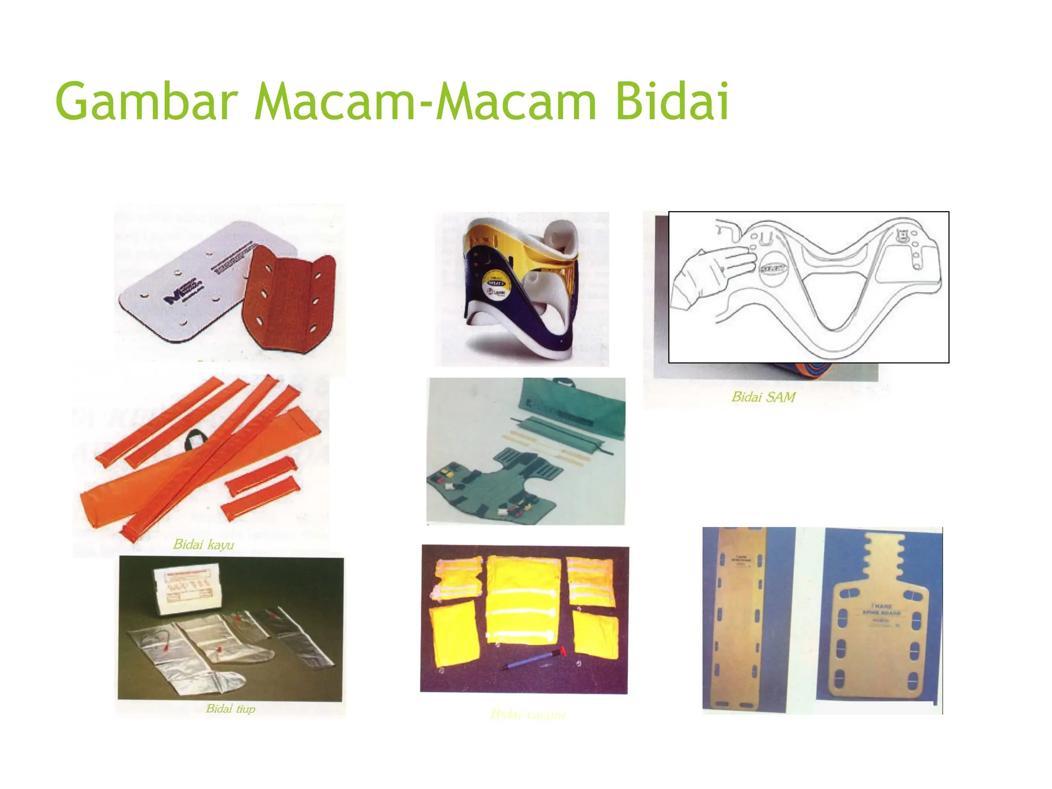 Gambar Macam-Macam Bidai
 