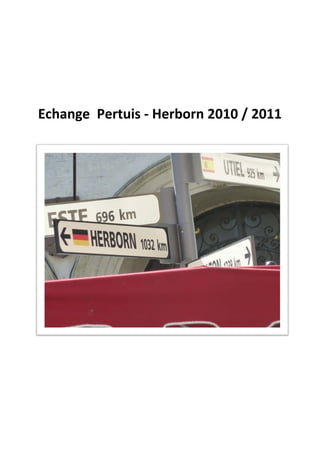 Echange Pertuis - Herborn 2010 / 2011
 