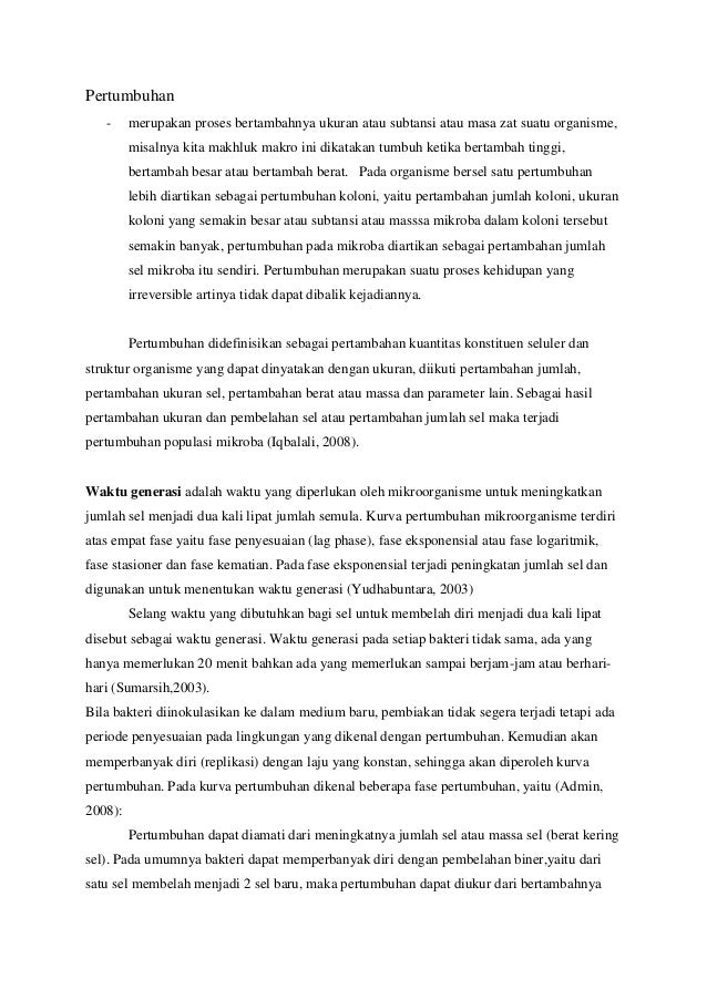 Pertumbuhan Pertumbuhan