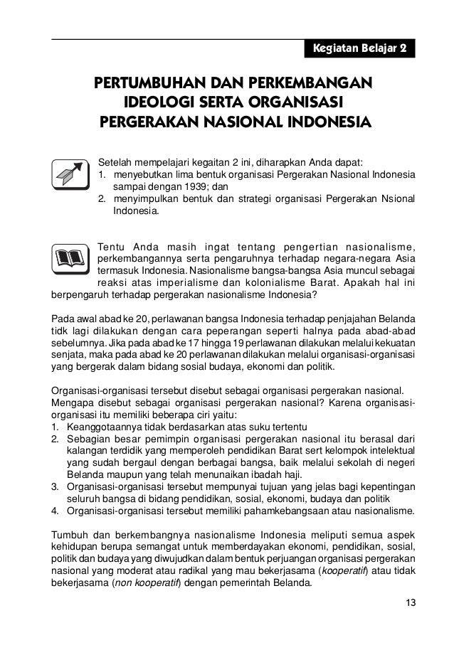 Sebutkan Ciri Ciri Organisasi Pergerakan Nasional - Ini Cirinya
