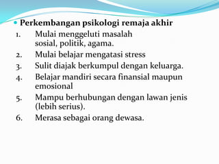 pertumbuhan dan perkembangan remaja pertumbuhan dan perkembangan remaja