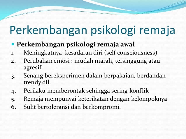 Pertumbuhan Dan Perkembangan Remaja