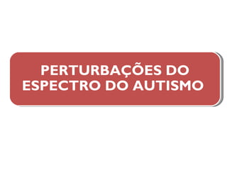 PERTURBAÇÕES DO ESPECTRO DO AUTISMO  