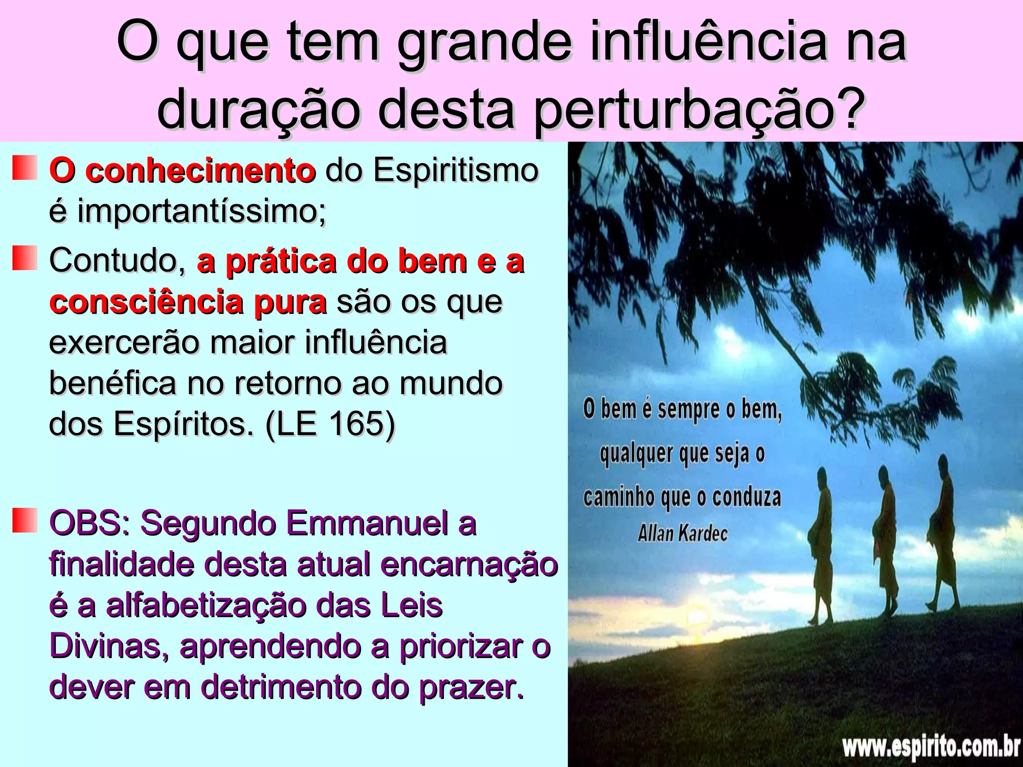 Perturbação Espírita | PPT